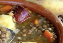 Lentejas con chorizo fáciles de hacer